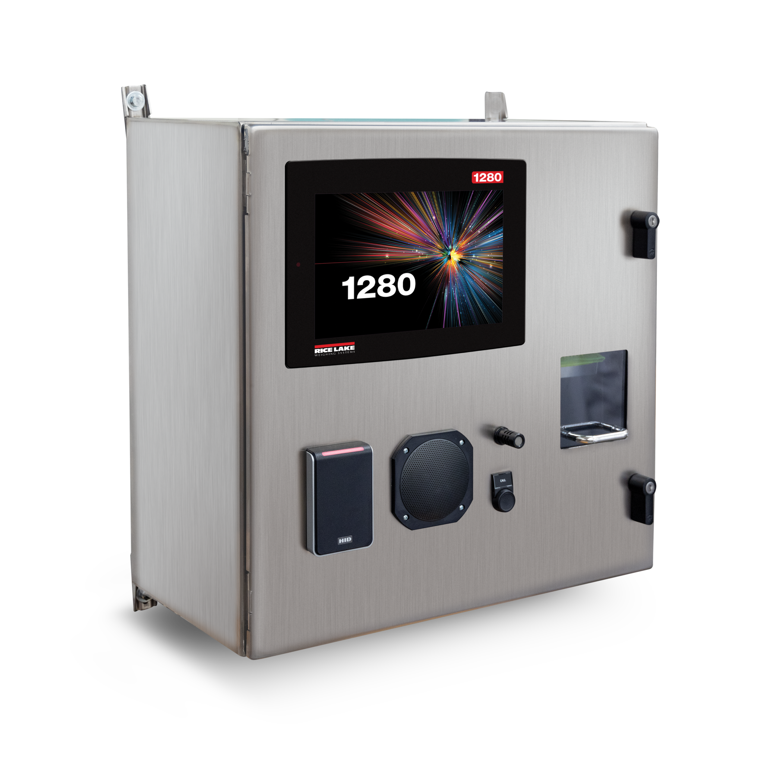 Unattended scale kiosk for automated vehicle weighing