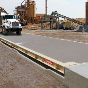 ARMOR concrete deck truck scale with digital SmartCells