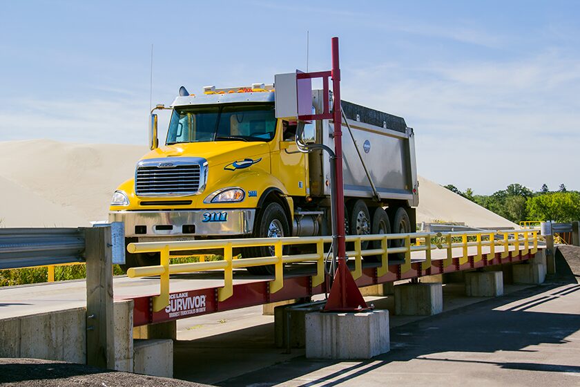 SURVIVOR OTR concrete deck truck scale